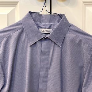 Mens Dress Shirt - Calvin Klein Slim Fit NON-iron